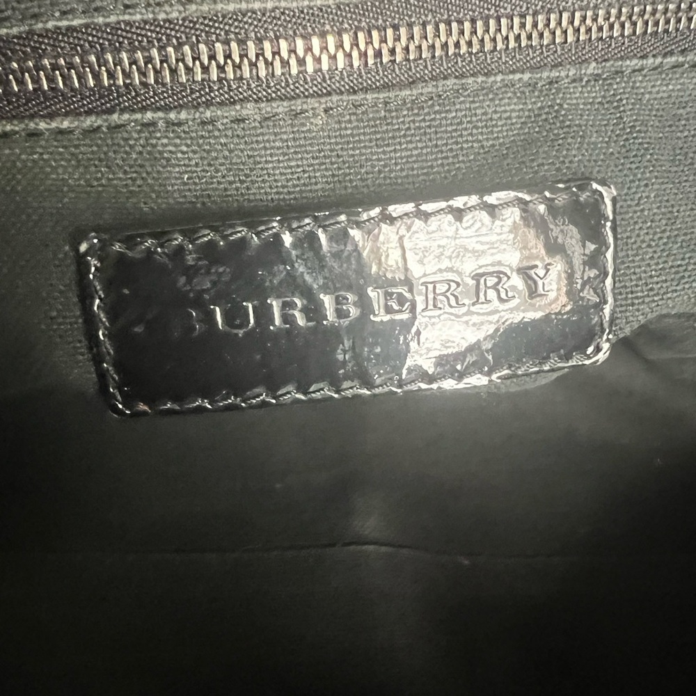 Burberry Black Patent Women's Tote - Picture 6 of 9